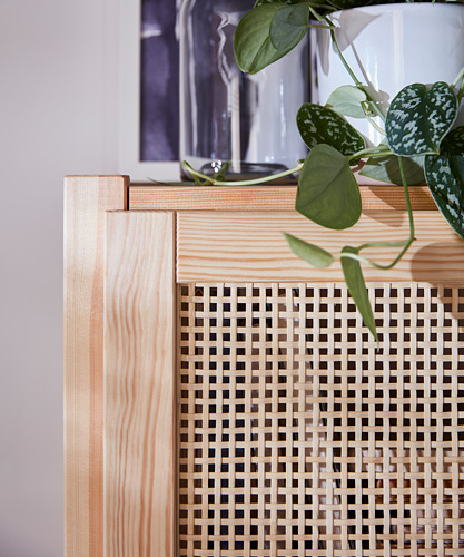IVAR shelving unit with doors