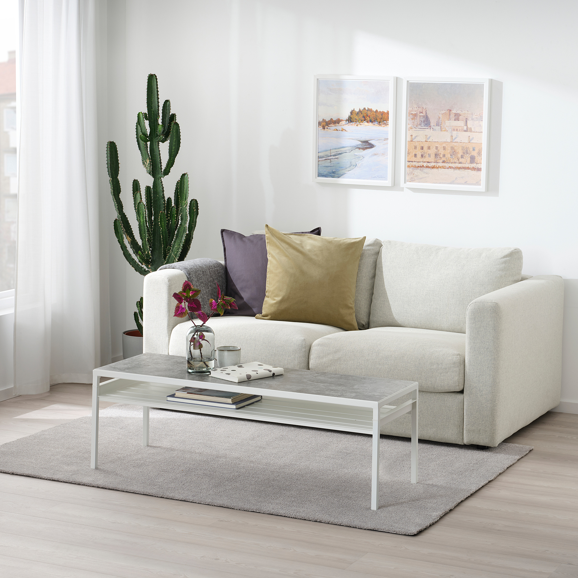 福袋 公式 light pile, low rug, - KNARDRUP grey, Hong IKEA | cm 133x195 ラグ・カーペット
