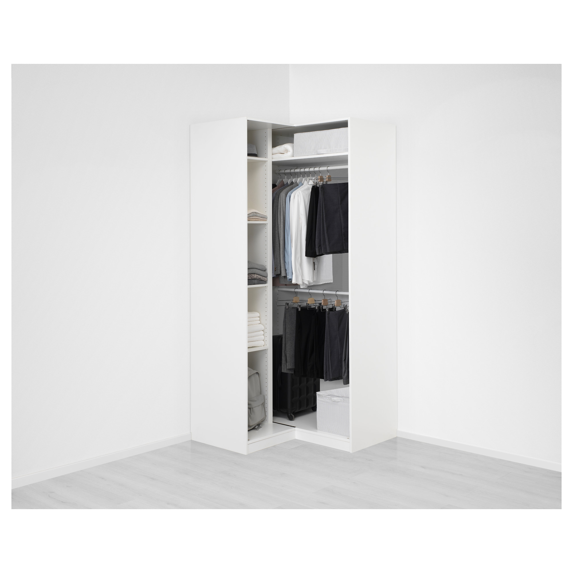Pax Corner Wardrobe White Grimo White Ikea Hong Kong