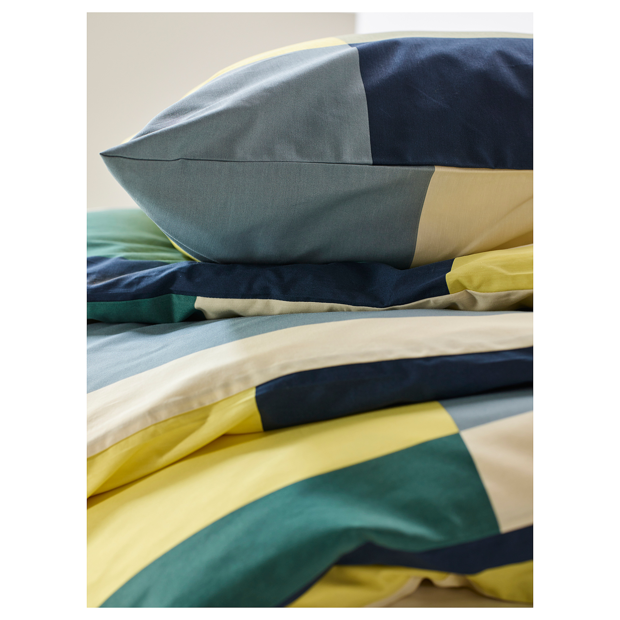 BRUNKRISSLA duvet cover and pillowcase