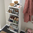 BISSA shoe cabinet with 3 compartments