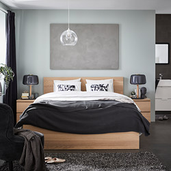 MALM - 加特大雙人高身床架, 棕黑色/Luröy | IKEA 香港及澳門 - PE699032_S3
