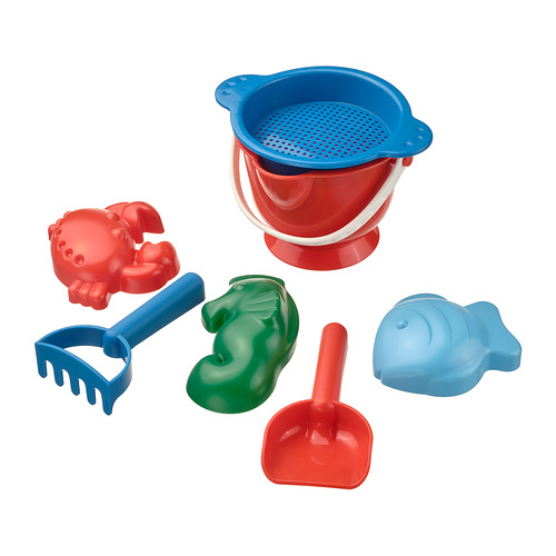 SANDIG 7-piece sand play set