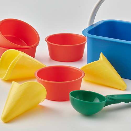 SANDIG 10-piece sand ice-cream set