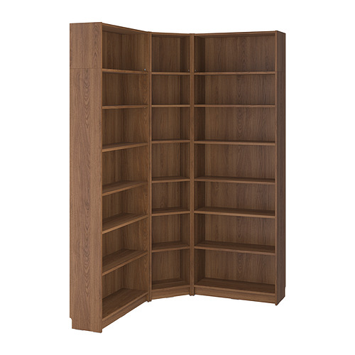 BILLY bookcase corner comb w ext units