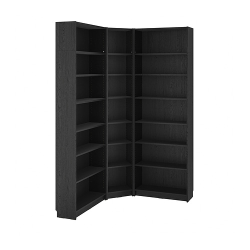 BILLY bookcase corner comb w ext units