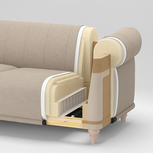 VISKAFORS 3-seat sofa