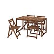 NÄMMARÖ table+4 folding chairs, outdoor