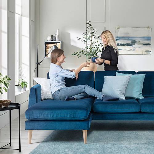 SMEDSTORP 4-seat sofa with chaise longue