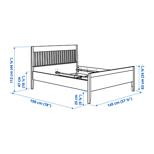 IDANÄS bed frame