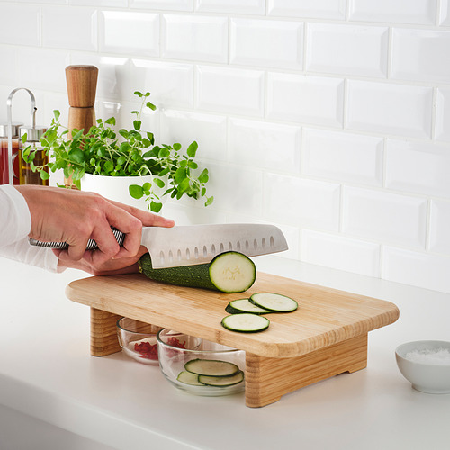 APTITLIG Chopping board, bamboo, Length: 9 ½ - IKEA