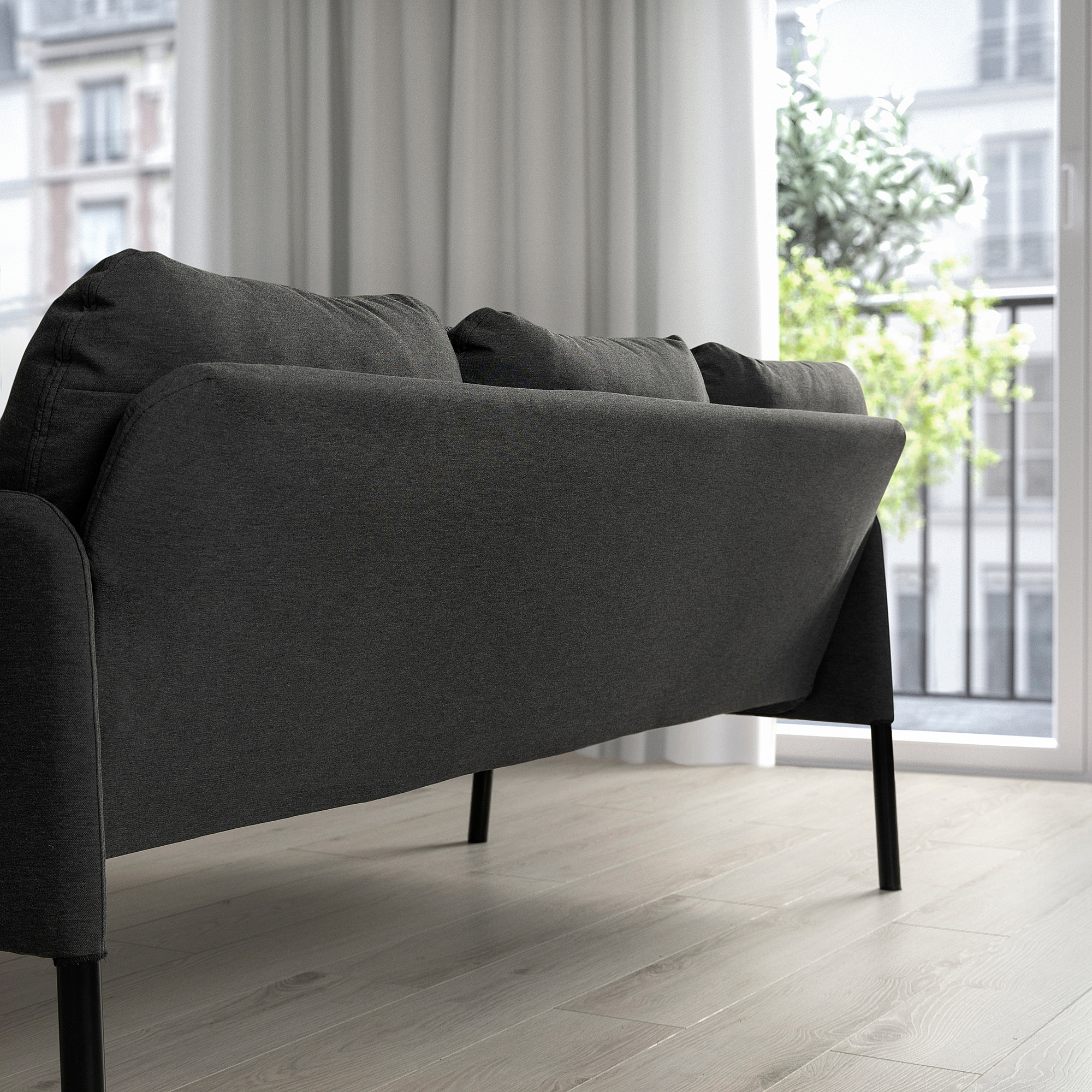 GLOSTAD 3-seat sofa with chaise longue