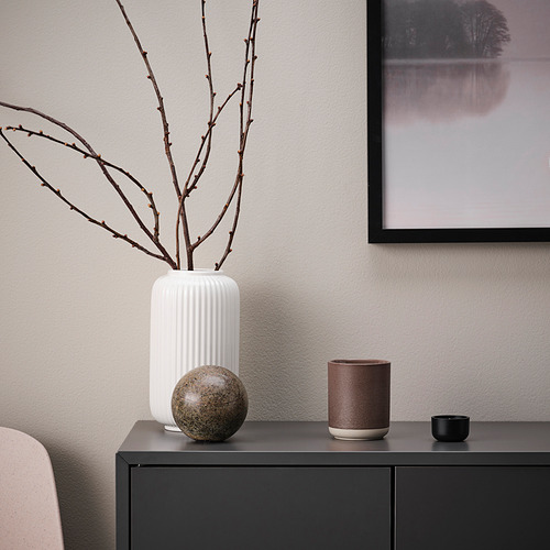 SILKESTRÄD scented candle in ceramic jar
