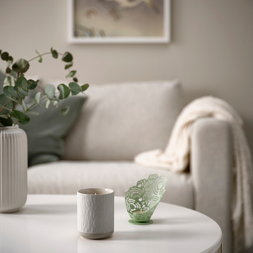 SILKESTRÄD scented candle in ceramic jar