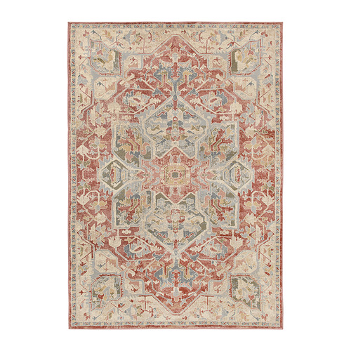 JÄRNVÄG - rug, low pile, ornament pattern pink/beige, 160x230 cm | IKEA Hong Kong and Macau - PE983701_S4