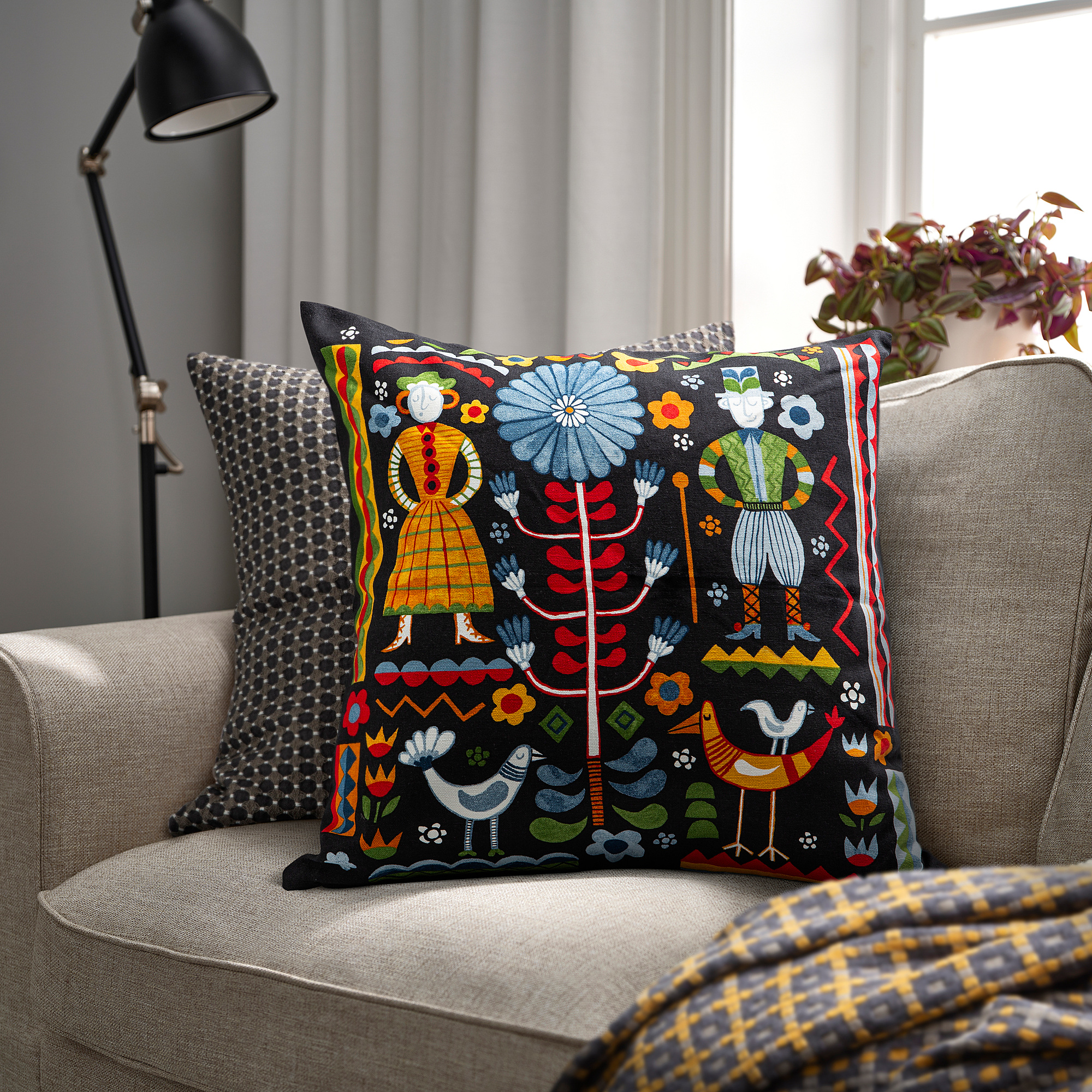 TRATTKAKTUS cushion cover