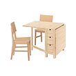 NORDEN/KARSKÄR table and 2 chairs