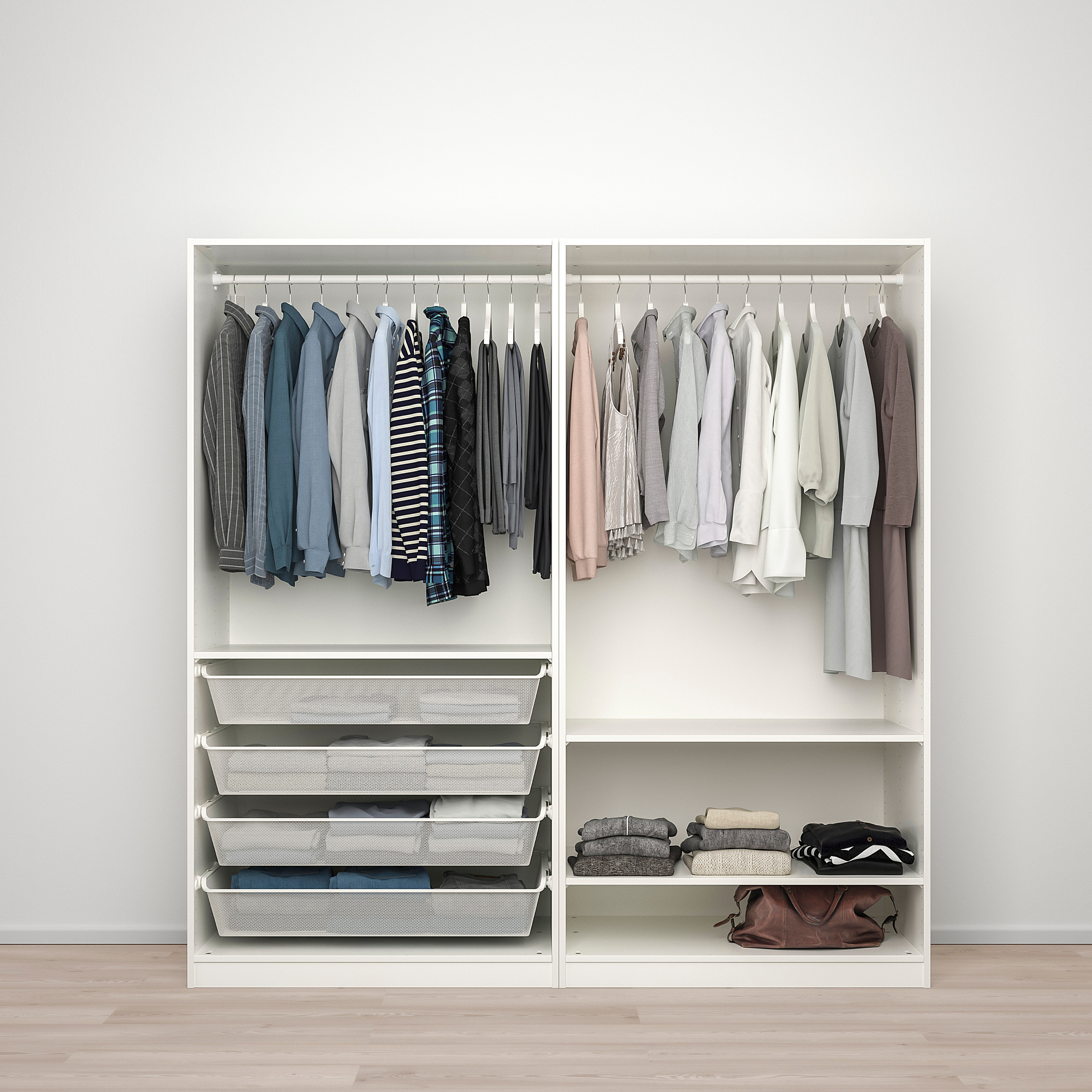 PAX/FARDAL/ÅHEIM wardrobe combination