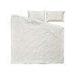 BANDKNIPPE duvet cover and 2 pillowcases