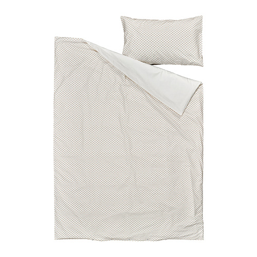 BANDKNIPPE duvet cover and pillowcase
