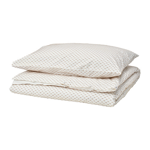 BANDKNIPPE duvet cover and pillowcase