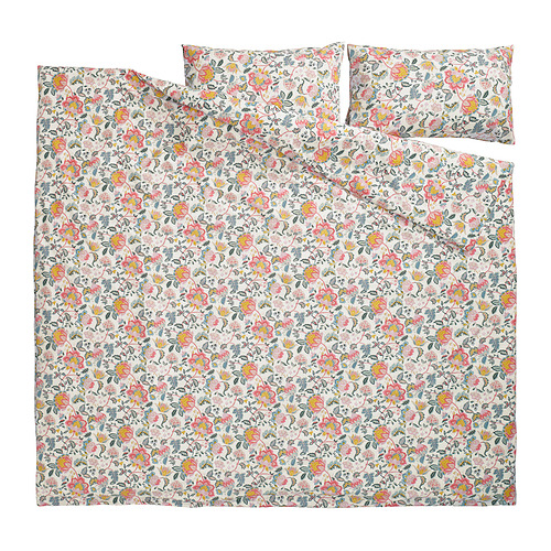 DAGGSALVIA duvet cover and 2 pillowcases