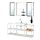 TVÄLLEN/ENHET - bathroom furniture, set of 17, white/Glypen tap | IKEA Hong Kong and Macau - PE838090_S1