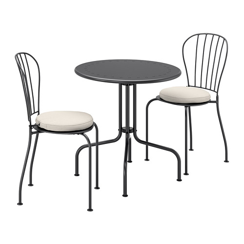LÄCKÖ table+2 chairs, outdoor