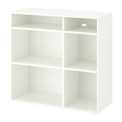 VIHALS shelving unit with 4 shelves