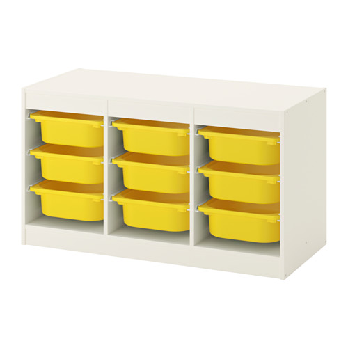 TROFAST storage combination with boxes