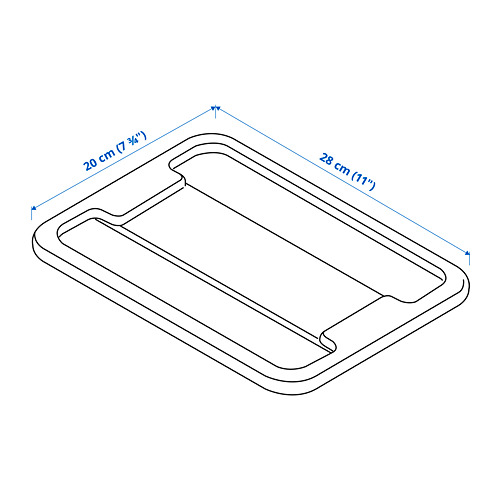 SAMLA lid for box 5 l