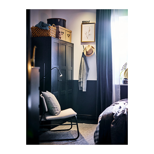 RAKKESTAD wardrobe with 3 doors