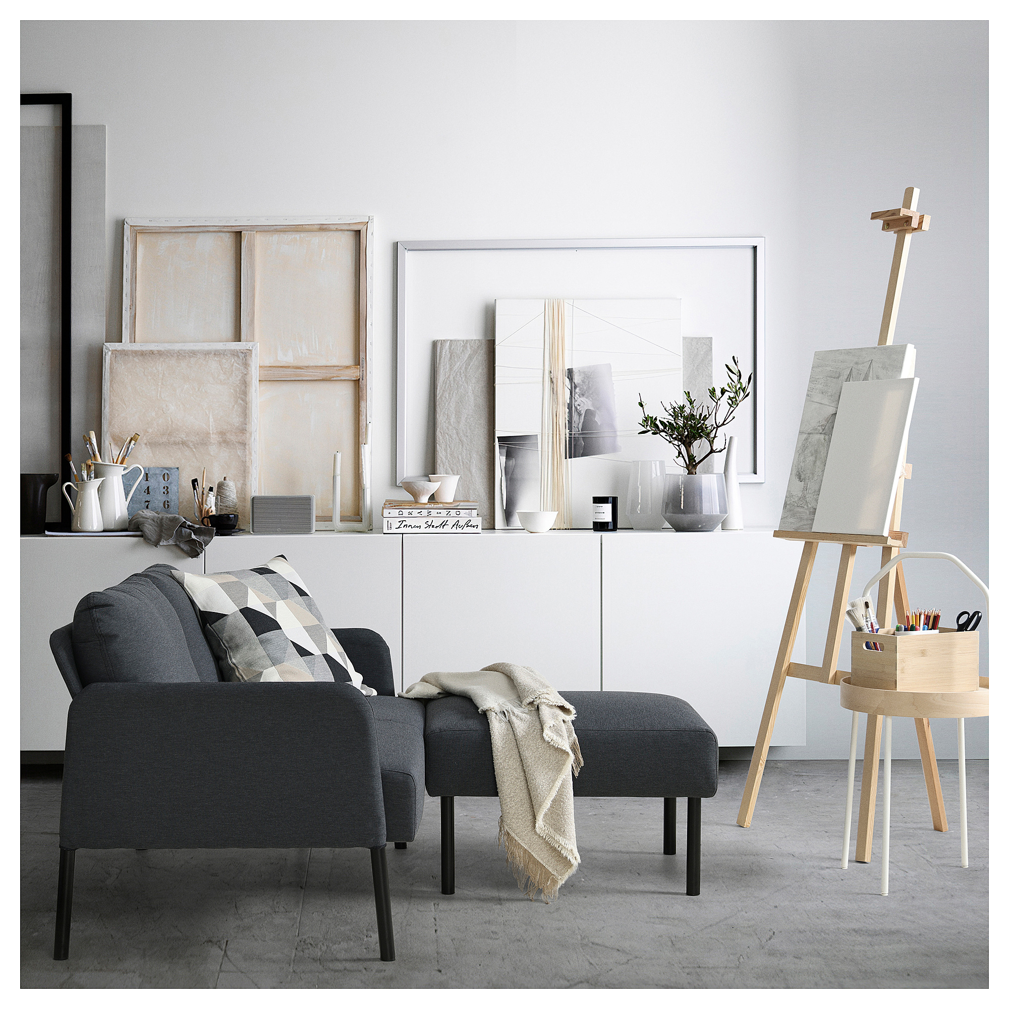 GLOSTAD 2-seat sofa with chaise longue