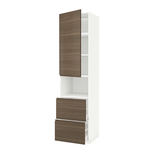 METOD/MAXIMERA hi cab f micro w door/2 drawers