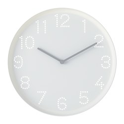 TROMMA - wall clock, white, 25 cm | IKEA Hong Kong and Macau