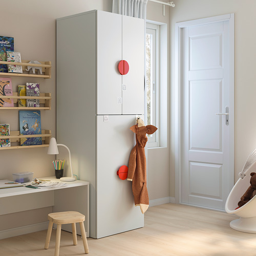 SMÅSTAD wardrobe with pull-out unit