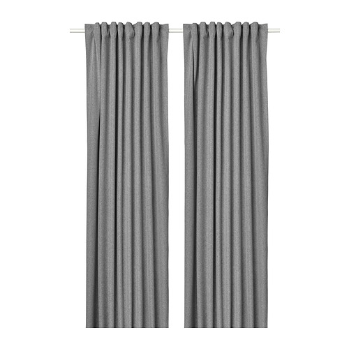 ROSENMANDEL block-out curtains, 1 pair