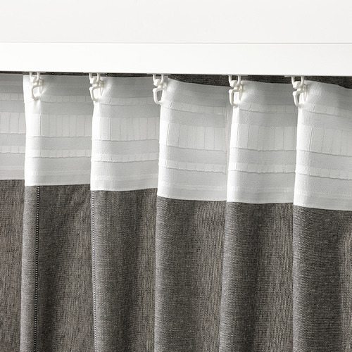 LENDA curtains with tie-backs, 1 pair