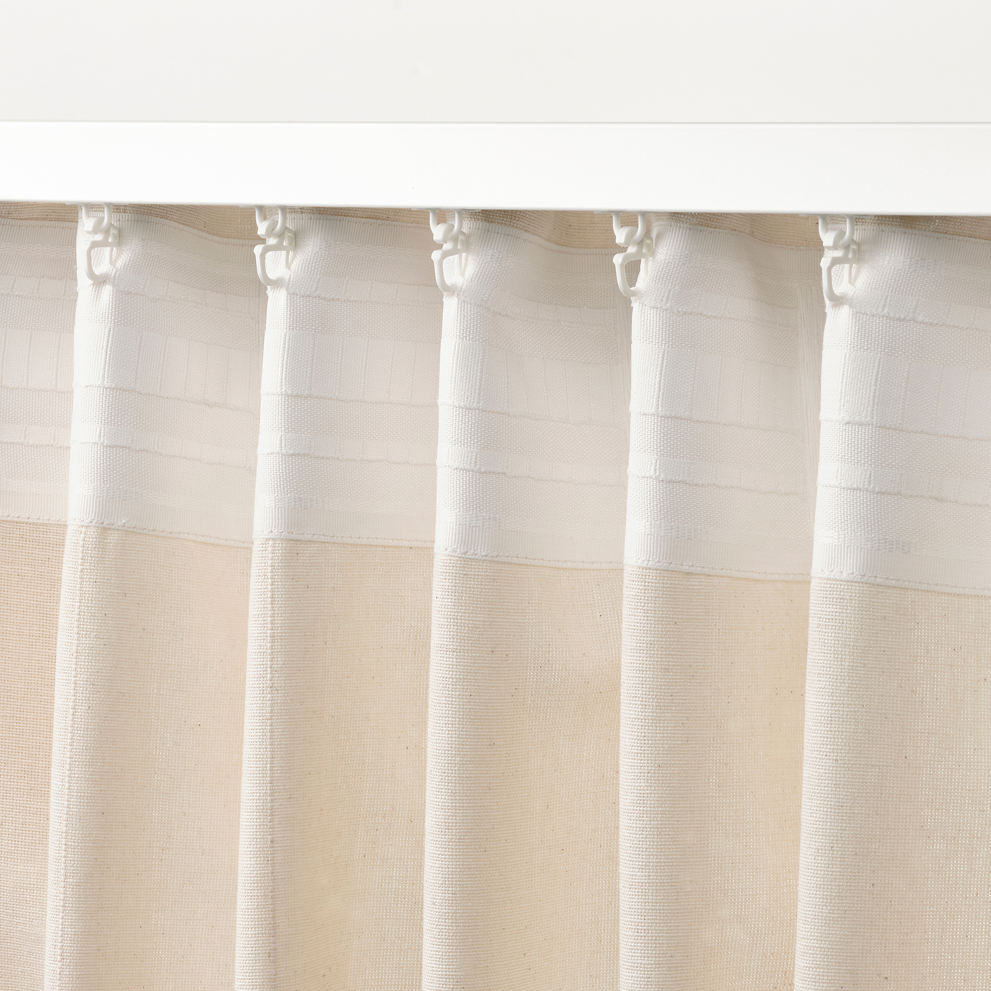 LENDA curtains with tie-backs, 1 pair