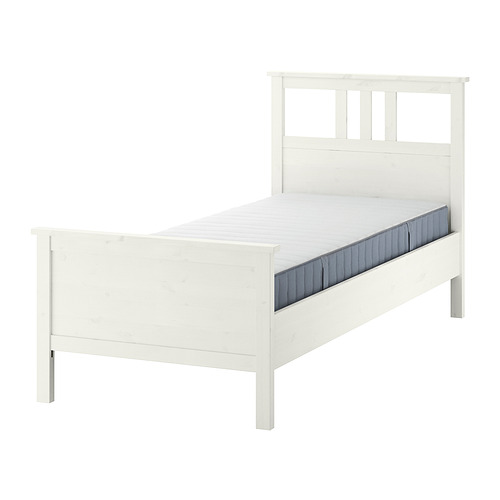 HEMNES bed frame with mattress