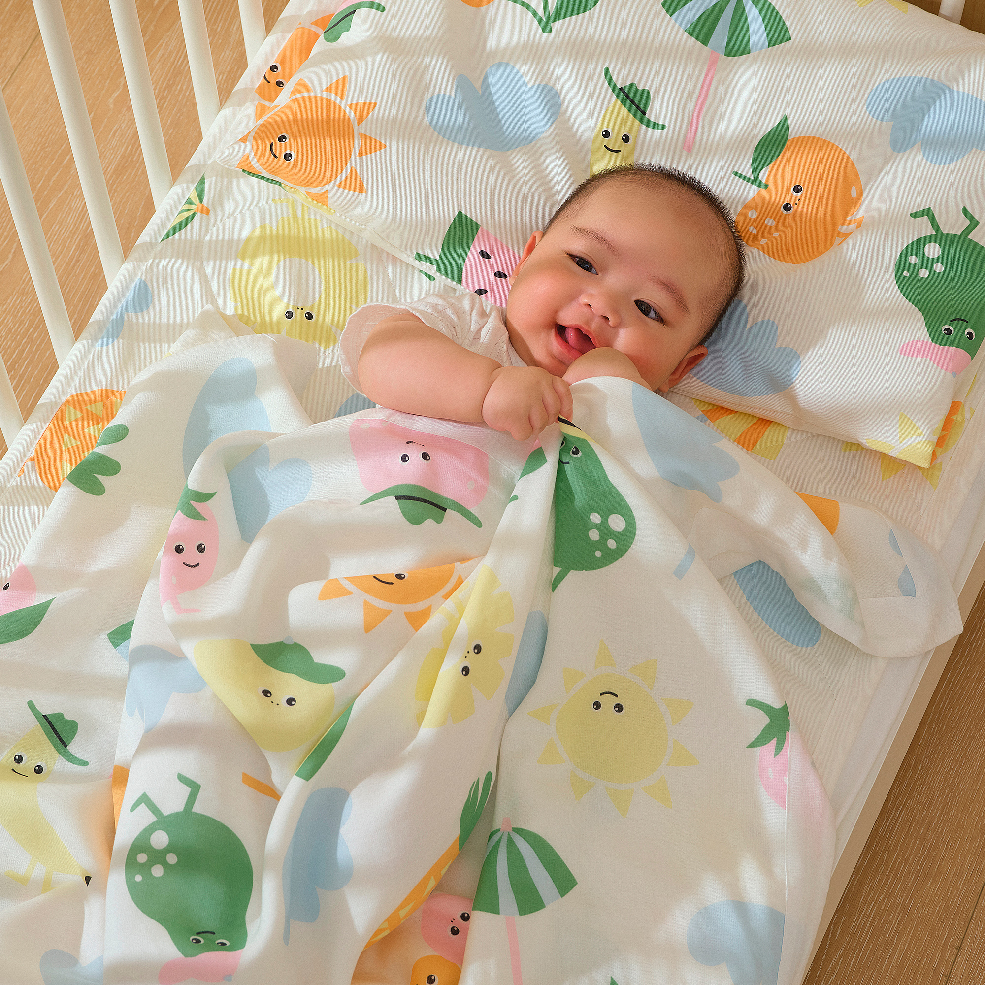 HÄNGKÖRSBÄR mat and pillowcase for baby