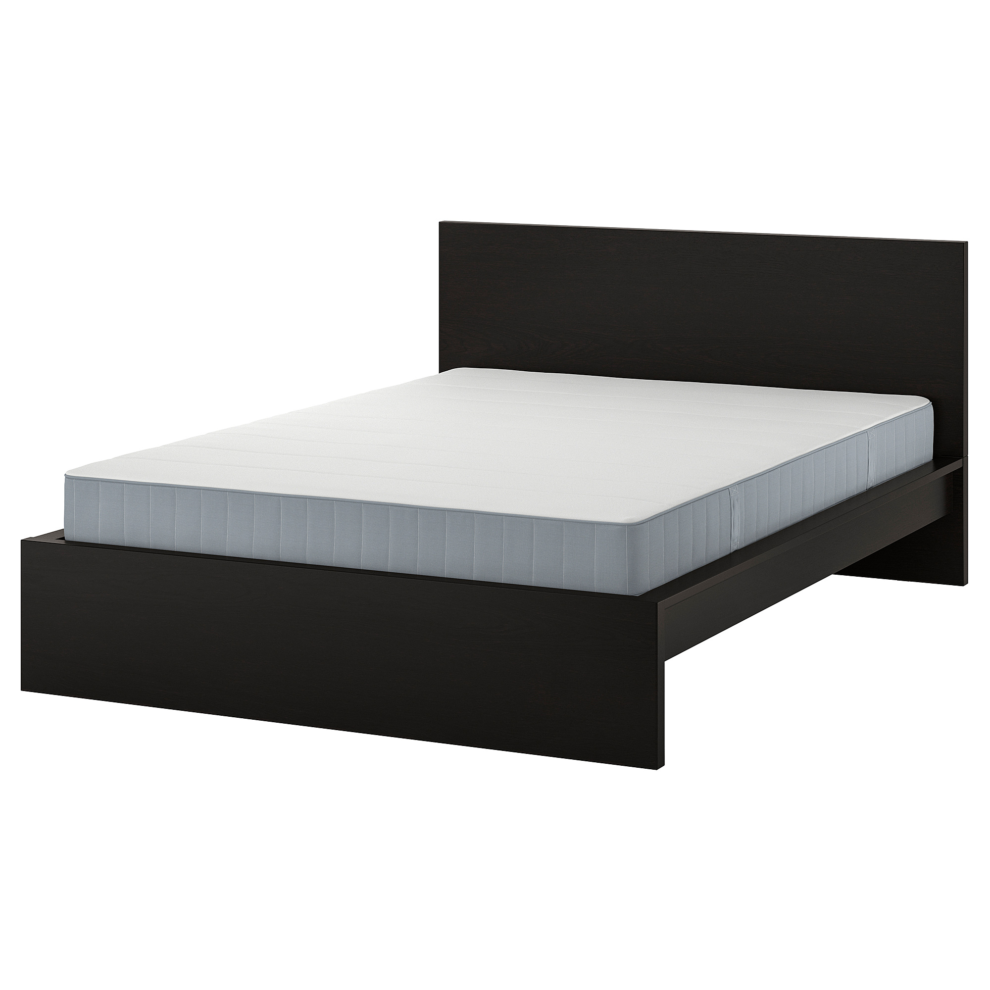 MALM bed frame with mattress