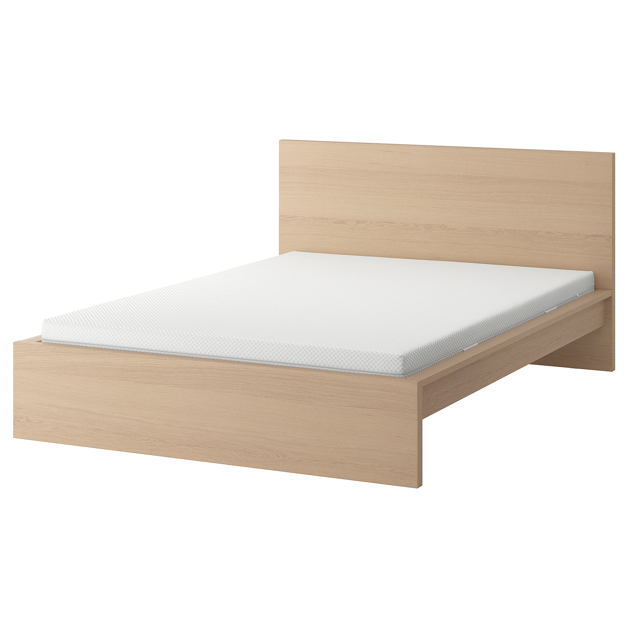 MALM bed frame with mattress