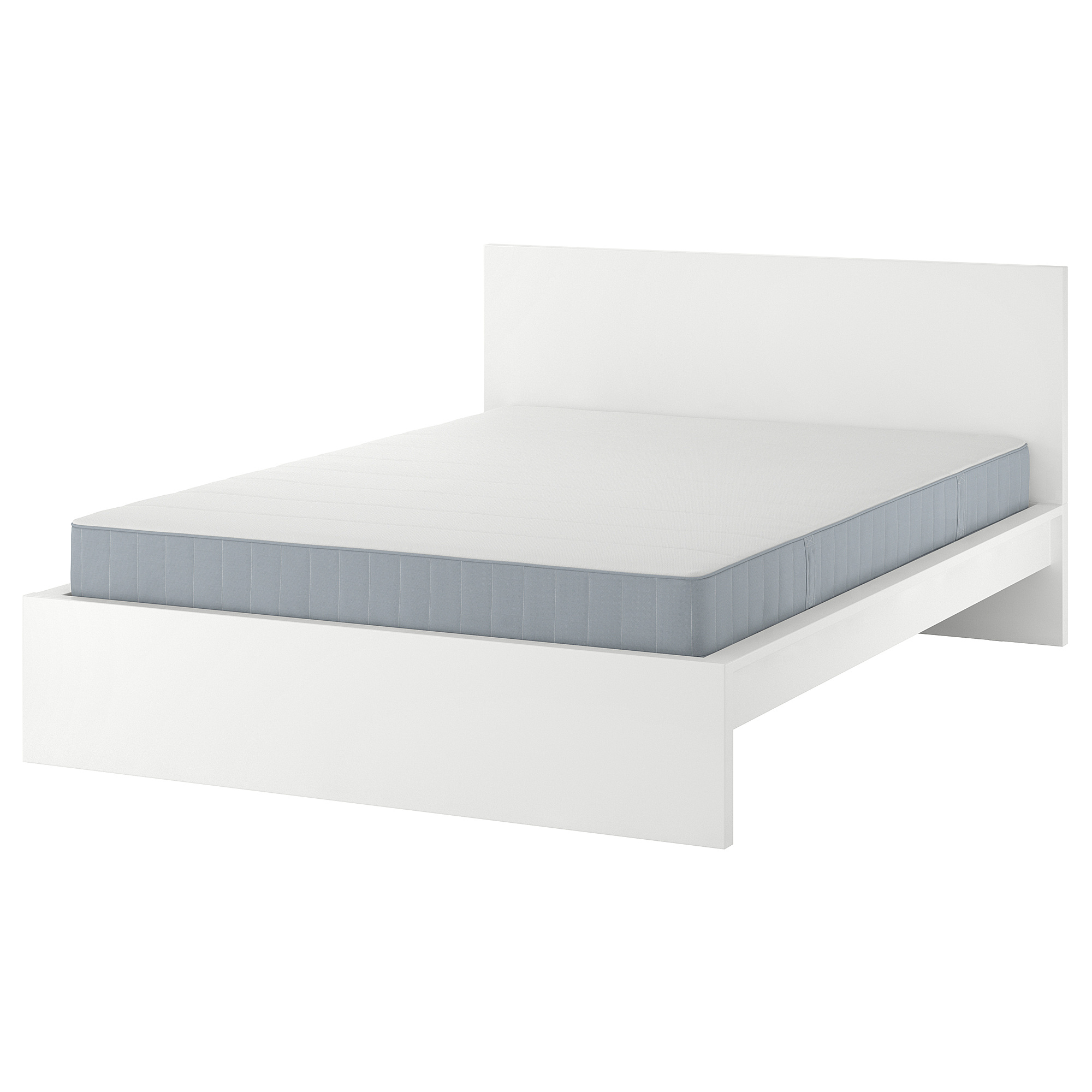 MALM bed frame with mattress
