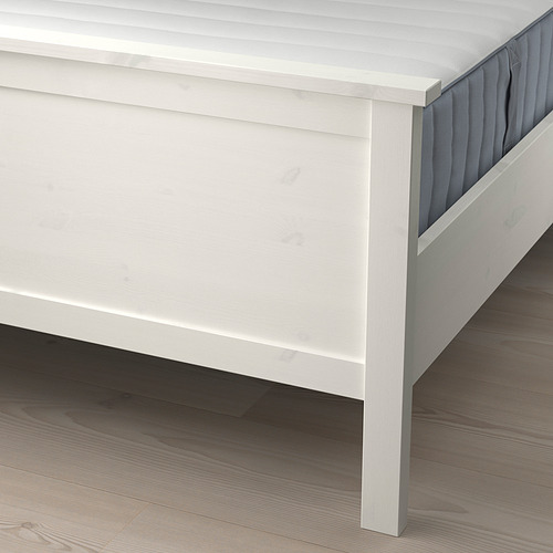 HEMNES bed frame with mattress