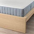 MALM bed frame with mattress