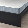 MALM bed frame with mattress