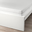 MALM bed frame with mattress