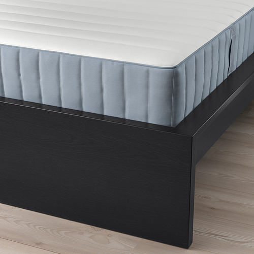 MALM bed frame with mattress
