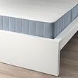 MALM bed frame with mattress